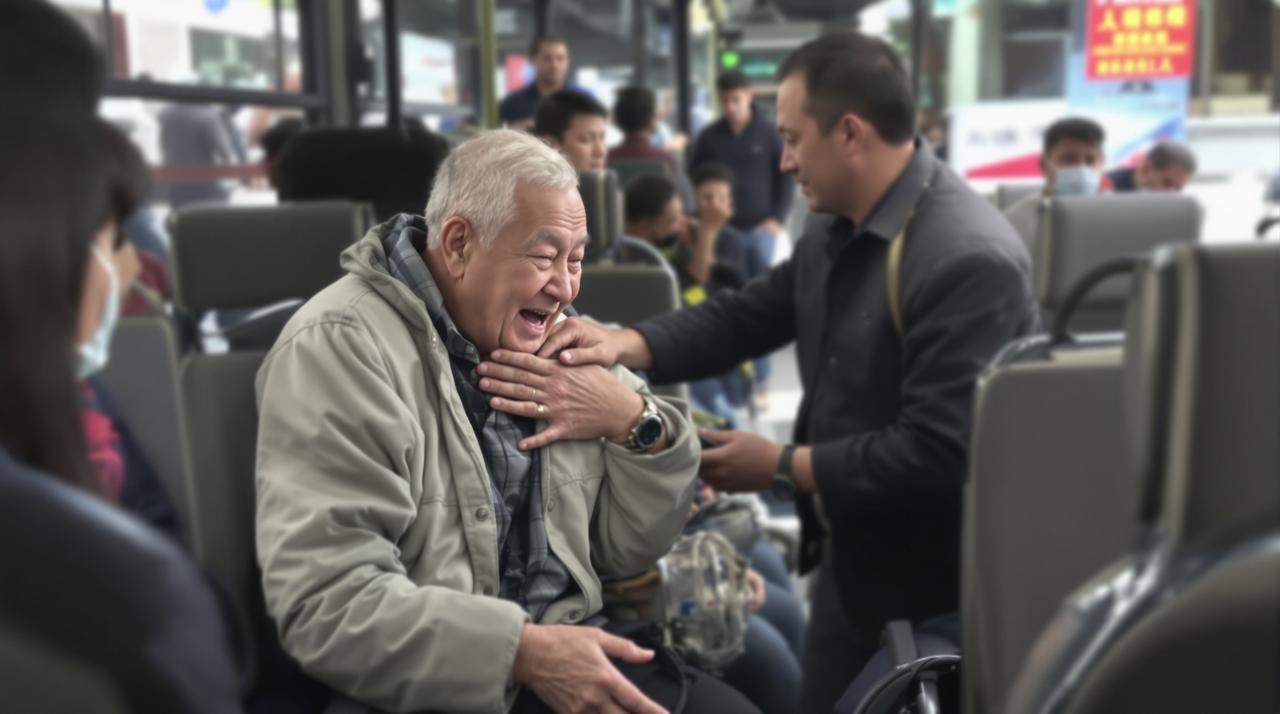 老人公交车上晕倒，全车乘客无人施救引争议